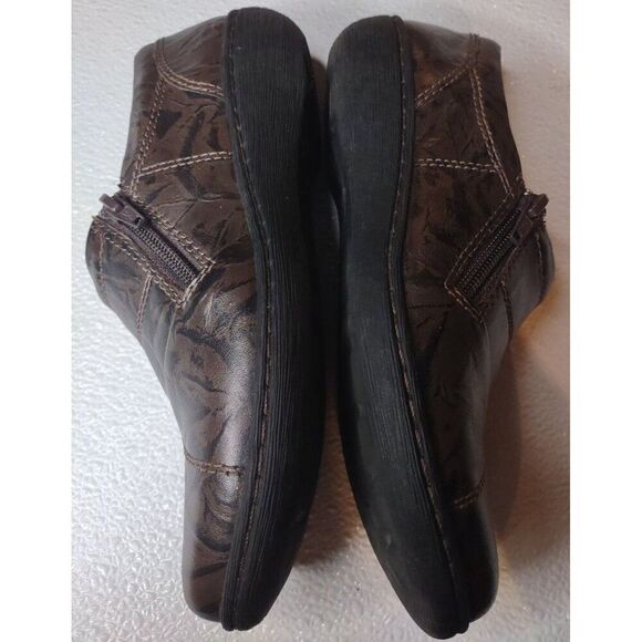 Clarks Women's Cora Brown Leather Comfort Loafers Shoes Size 7 - Picture 7 of 12